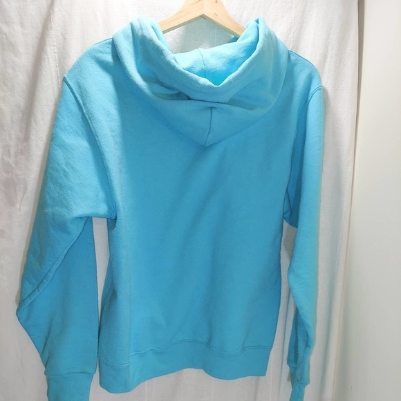 Jerzees NuBlend Light Blue Hershey Hoodie, Long Sleeves, Size Small - Picture 4 of 6
